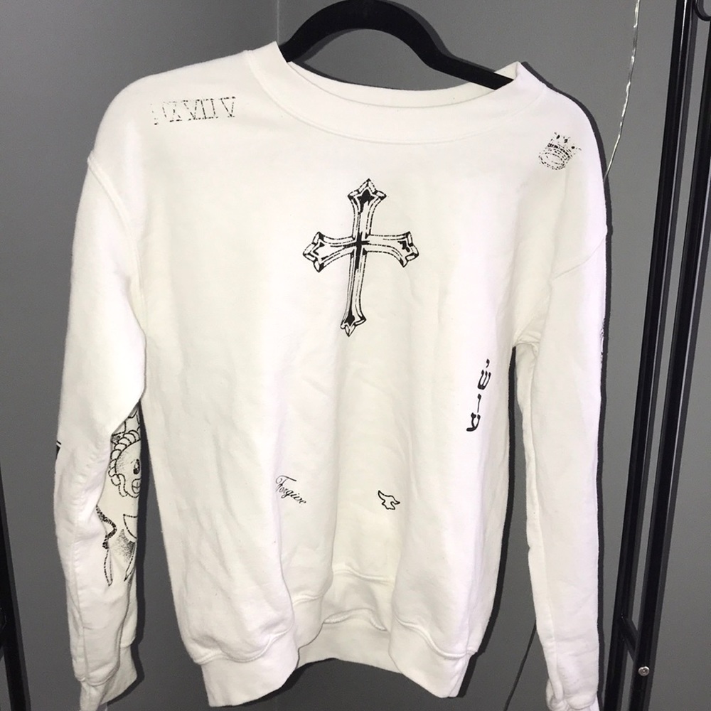justin bieber tattoo sweatshirt